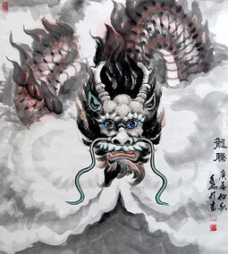 国画；龙腾68..68cm.jpg