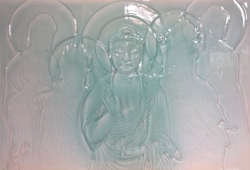 乐城麟陶艺作品《涅槃饕餮系列2》70X50X10cm1.jpg