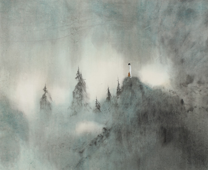 林于思 不如不去图 120cm×145cm 纸本水墨设色 2013.jpg