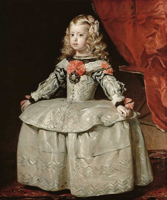 委拉斯凯兹 穿白色连衣裙的特蕾莎 105×88厘米 布面油画 1656年 ©维也纳艺术史博物馆.jpg
