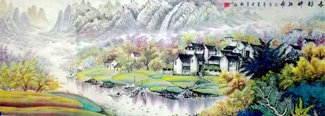 《春韵醉江南》规格150×50：.jpg