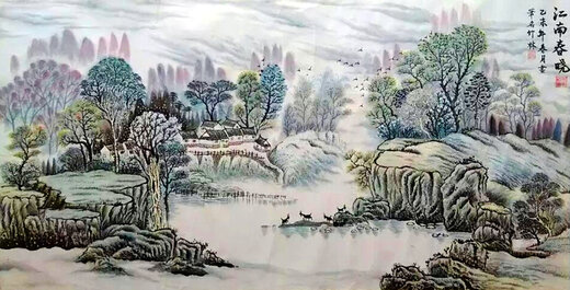 《江南春晓》140 Cm×70Cm.jpg