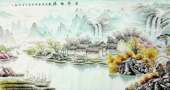 《世外桃源》180 Cm×98Cm.jpg