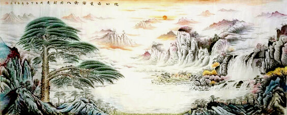 《迎四方贵客接八方财气》规格220Cm×98Cm：.jpg