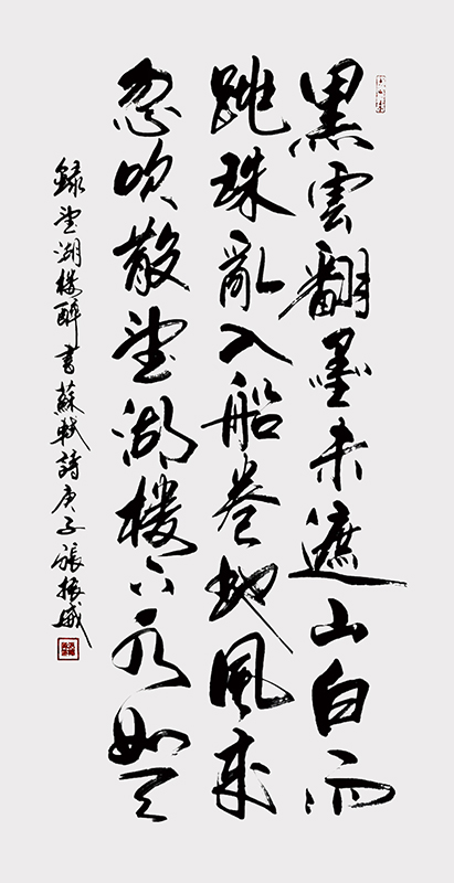 望湖楼醉书  69cm-138cm  2020年.jpg