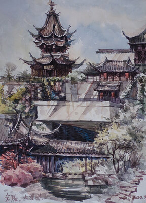 金陵·大观园（尺寸39x54cm）2020年.jpg