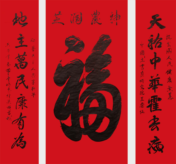 王云仙作品《天佑中华霍去病 地主万民康有为》.jpg