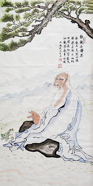 美术作品《静观与静思》138x69cm2019年.jpg