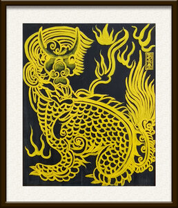 刘长春漆画《麒麟》，价格：面议.jpg
