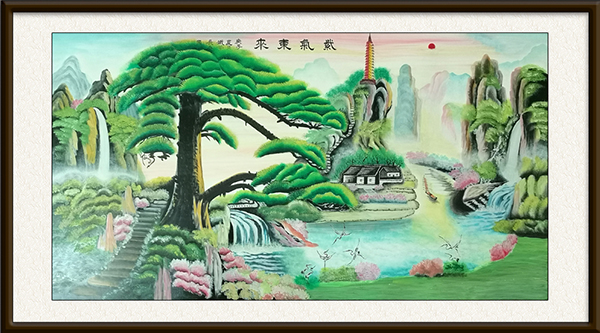 刘长春漆画《紫气东来》，价格：面议.jpg