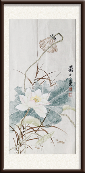 《清香》42x68cm  创作2017年  价格：1000元.jpg