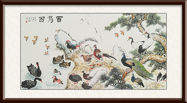 李宗珂作品《百鸟图》价格：面议.jpg
