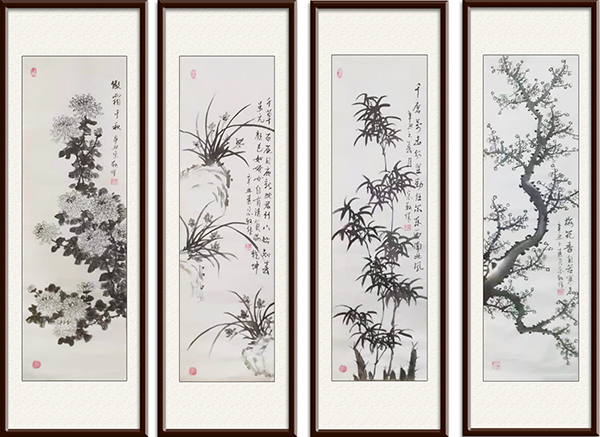 李宗珂作品《梅兰竹菊》价格：面议1.jpg