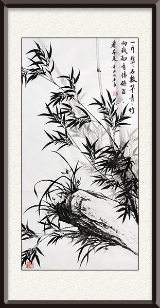 3李勇作品《竹》售价：3000.jpg