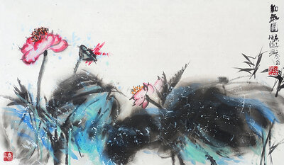 《和气图》138x68cm2020年.jpg