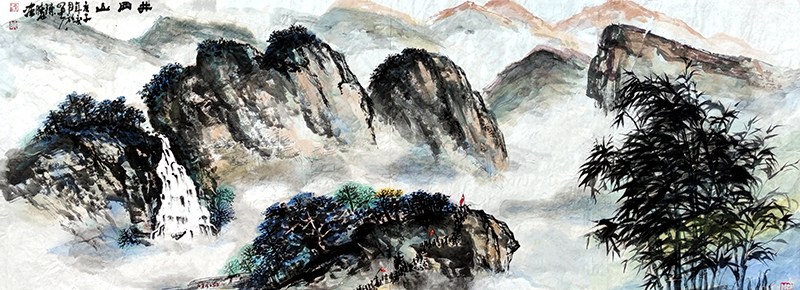 《井冈山》240x100cm2020年.jpg