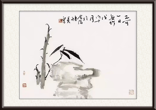 作品名称：国画《不可一日无竹》    尺寸：35cmx46cm     价格：6000元    创作年代：2019年.jpg