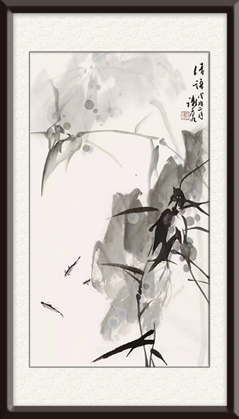 作品名称：  国画《清语》    尺寸：70cmx37cm    价格：8000元    创作年代：2019年.jpg