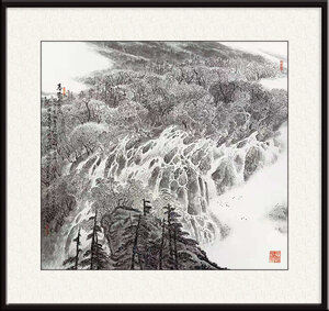 春染九寨沟  260x270厘米 2003年 每平尺5000元.jpg