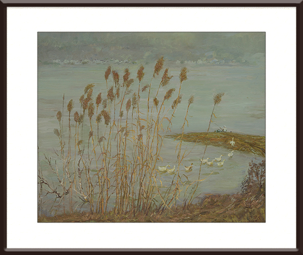 6、《春江水暖》         73cm X 60cm 油画 2011 洪瑞生.jpg