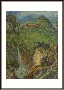 5《深山土楼》        80cm X 60cm 油画 2006年 洪瑞生.jpg