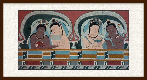 《伎乐天菩萨像之三》196x98 cm，2020年创作，58000元.jpg