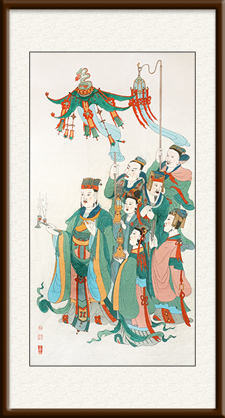《大凡天主诸神像》196x98cm，2020年创作，68000元.jpg