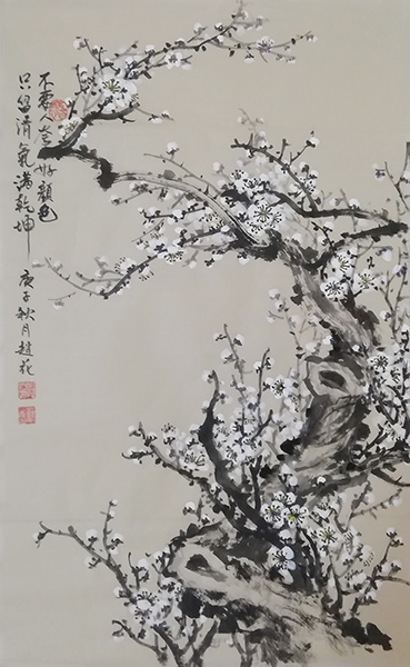 赵花书画作品《清气满乾坤》68cmX136cm.jpg