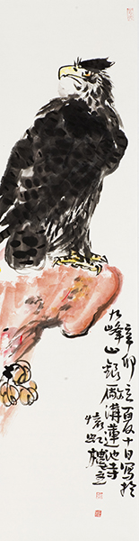 《鹰》138cmx34cm.jpg