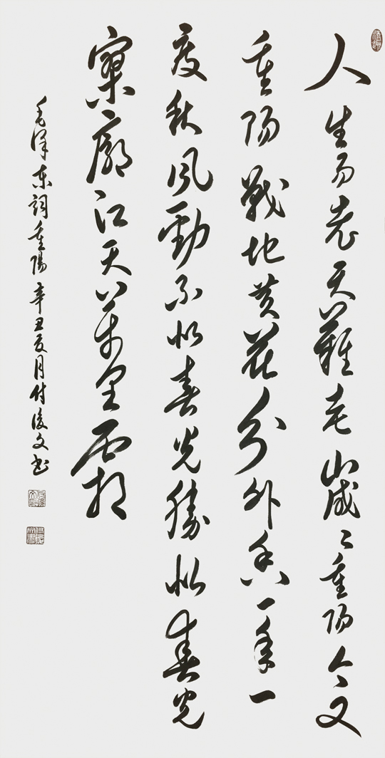 付后文作品-毛泽东《重阳》.jpg