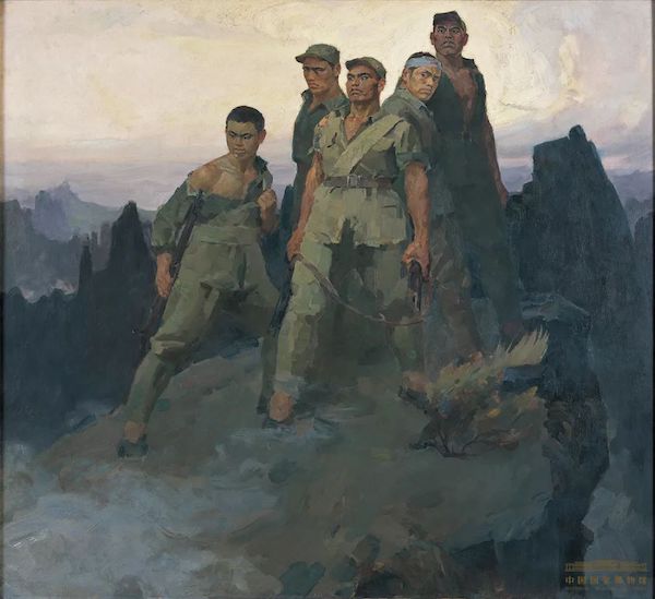 詹建俊 《狼牙山五壮士》.jpg