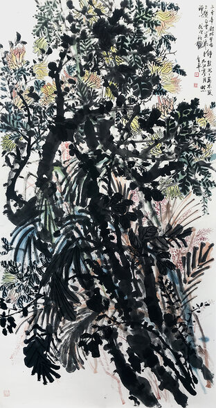 《九江寒月照禅心》97x180cm11.jpg