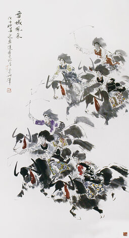 雪域风采  2008年98cmx181cm.jpg