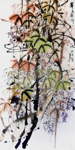 道金平作品《苍苍五华》68x138cm.2016年.jpg