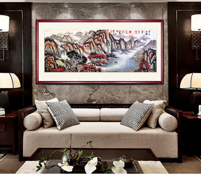 李凭甲老师绘画作品《春山秋韵》.jpg