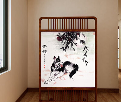 李静娴老师绘画作品《守护》.jpg