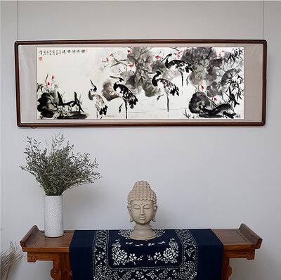 徐震时老师绘画作品《鹤鸣荷香远》.jpg