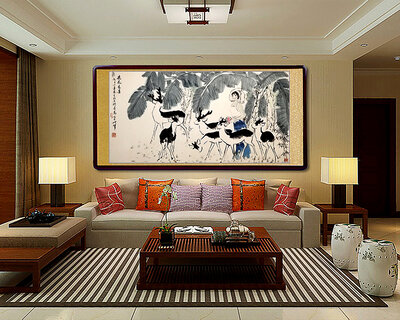 徐震时老师绘画作品《鹿苑长春》.jpg