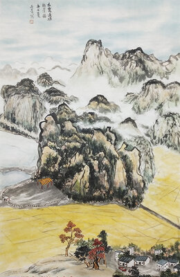 《龙龕道场胜景图》35X55CM 陈崇通20200617纸本设色.jpg