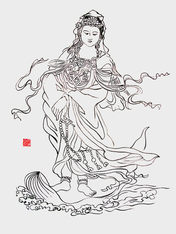张彦中作品1《白描仕女图》.jpg