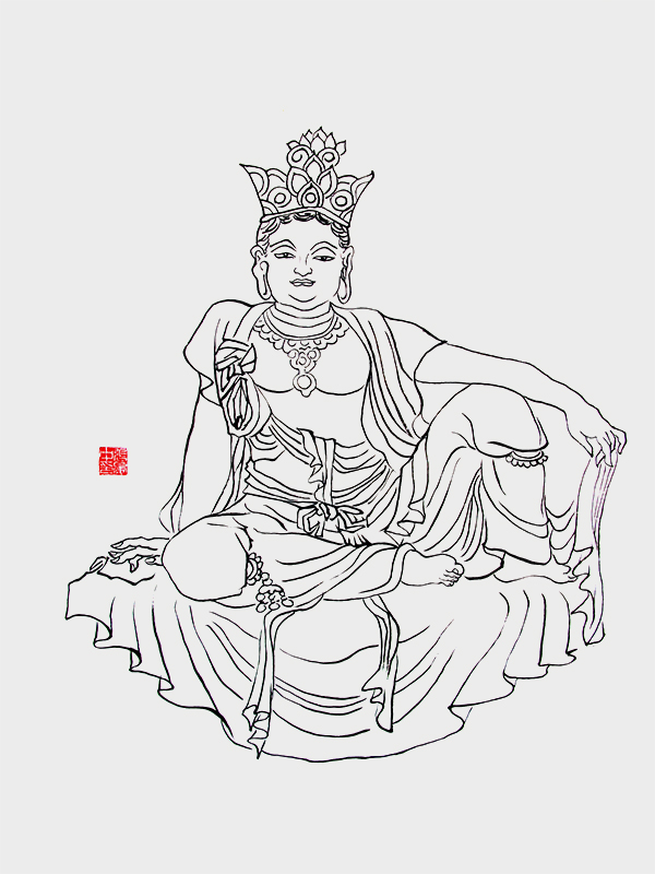 张彦中作品5《白描仕女图》.jpg