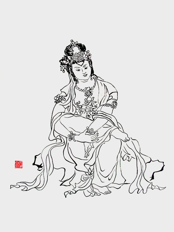 张彦中作品9《白描仕女图》.jpg