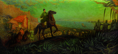 1、《雄风——郑成功收复台湾》 210cm X 450cm 2004-2005年 洪瑞生（厦门郑成功纪念馆斩藏）.jpg