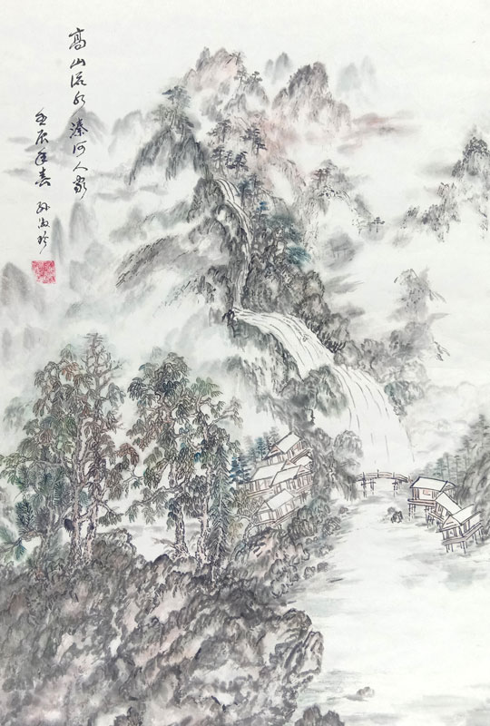 孙淑珍作品5《高山流水溱河人家》.jpg