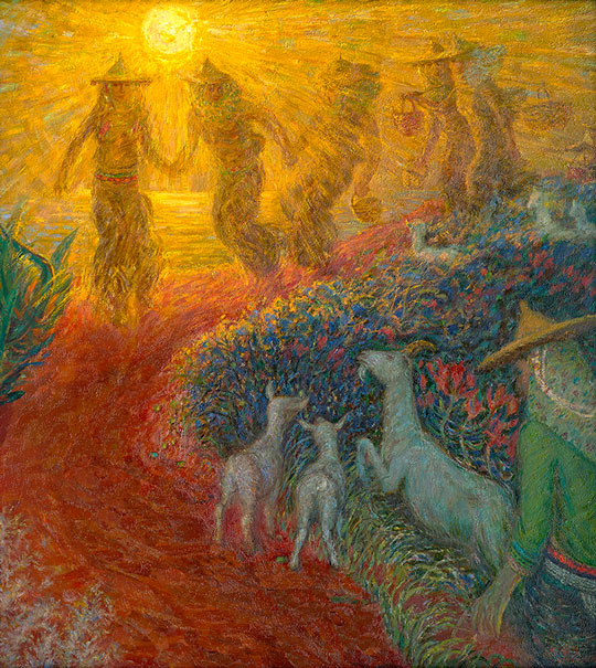 《海边小路》135cmx120cm-油画-2002-2015年-洪瑞生,.jpg