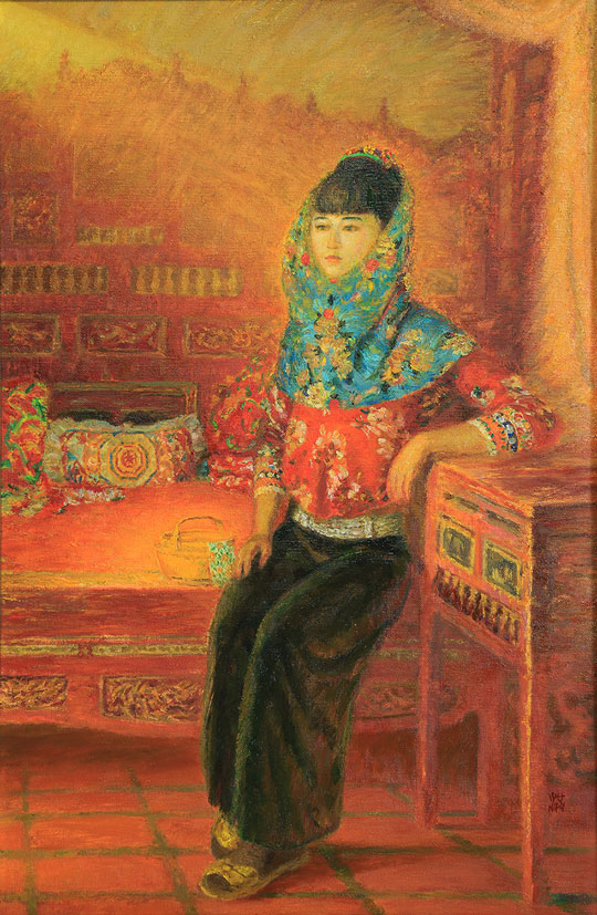 《温馨之光》100cmx66cm油画-2012年-洪瑞生.jpg