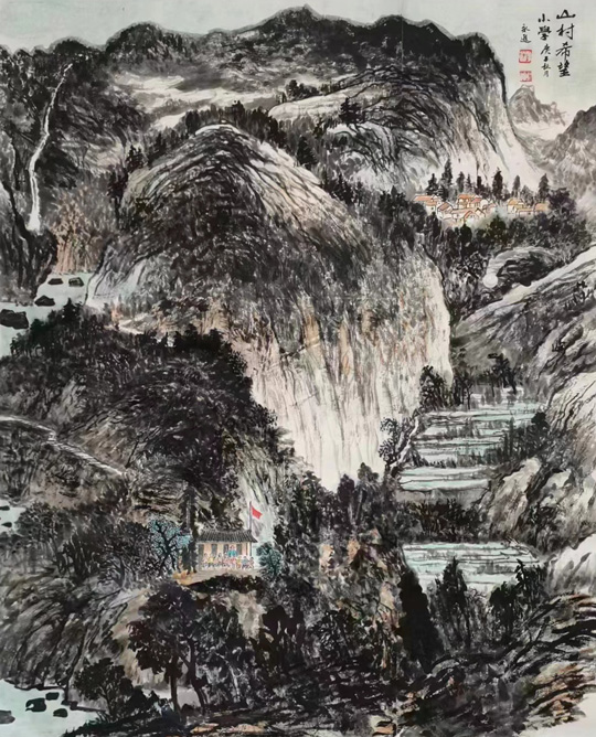 孙永进作品《山村希望小学》规格：200cmx150cm.jpg