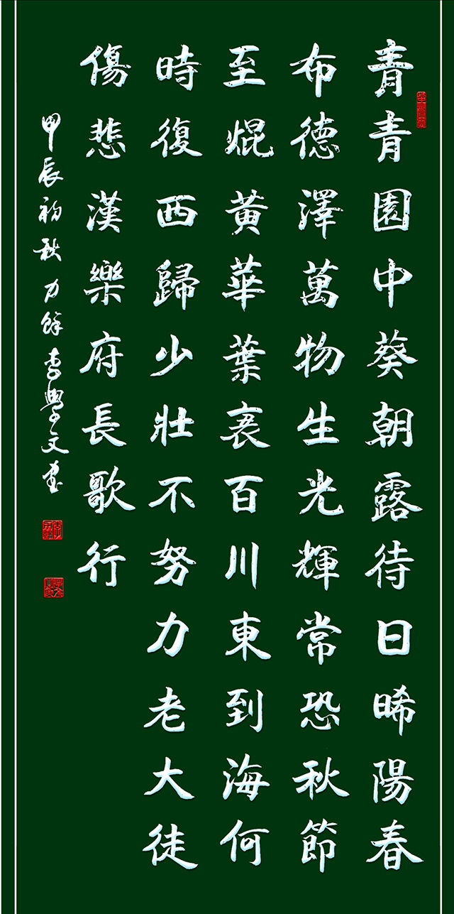 汉乐府《长歌行》4尺×2尺.JPG