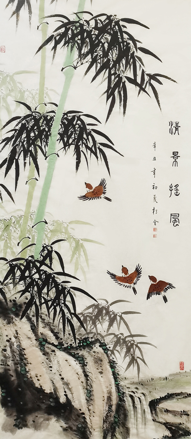 《清影摇风》138cmx61cm.jpg